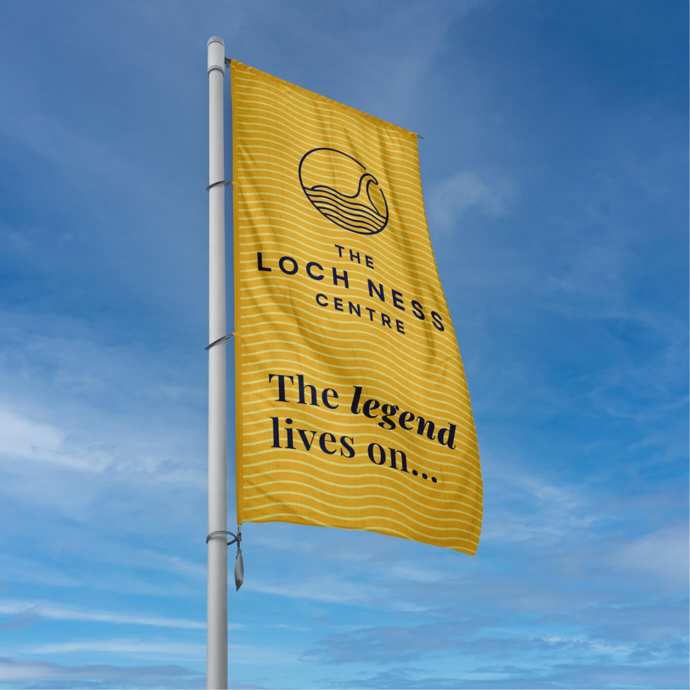 The Loch Ness Centre Flag Signage